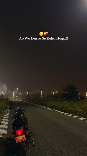 Standard_350..! on Instagram: "Ab Wo Dusro Se Kehti Hogi🙂❤️‍🩹… @1337_bullet #bullet #bulletlovers #bullet350 #bulletlove #bulletride"