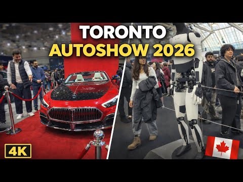 2026 Toronto AutoShow Walkthrough | Luxury Cars & Robots|4K| ASMR| Canadian International Autoshow