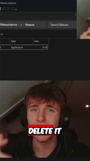 Fileless PE Injection: GitHub, PowerShell, and Vapefly #shorts