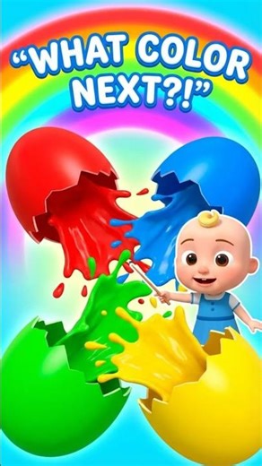 Learn Colors with Magic Eggs! What Color is This?!