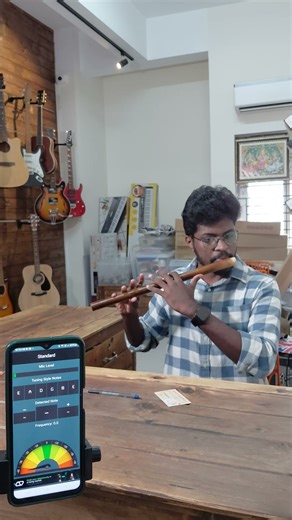 C# Carnatic Flute Accurate Tuning check– (Shruti / Kattai - 1.5)