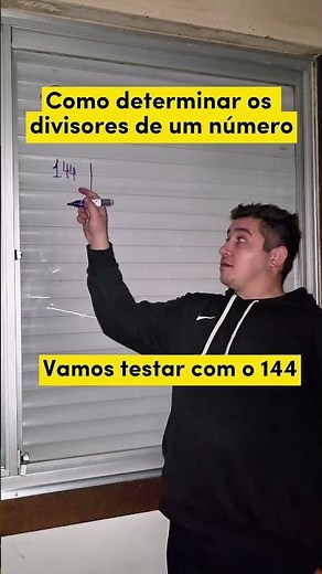Como determinar os divisores de um número natural