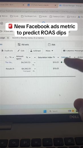 New Facebook Ads Metric for Predicting ROAS Decline
