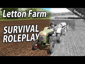 DENNIS HAS A FARM?!? | Survival Roleplay | Farming Simulator 17 - Letton Farm - Ep 4