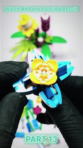 Wait for the FINAL Bloom 🌸 LEGO Build | Series 13/15 #shorts #new #lego #flowers