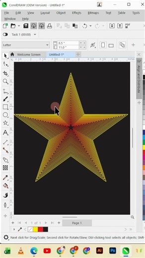 Trips and Tricks For Beginners Coreldaw x7 | Coreldaw x7 Tutorial #shorts #youtubeshort #shorts