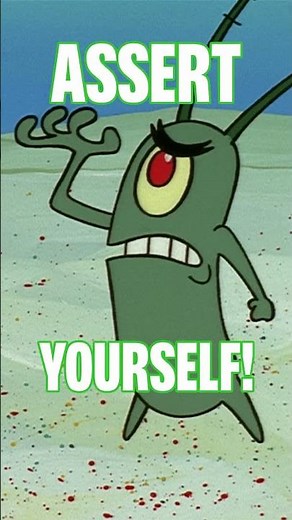 Plankton's words of affirmation #shorts