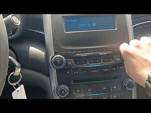 How to Change the Time, Date, and Military Time in a Chevy Malibu (2012 - 2016)