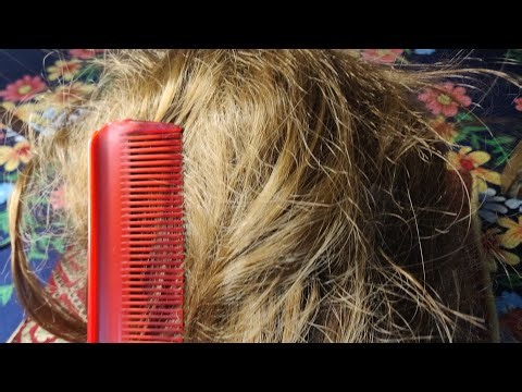 Satisfying hair cleaning ASMR