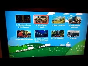 Thomas and friends DVD menu: The complete series 3
