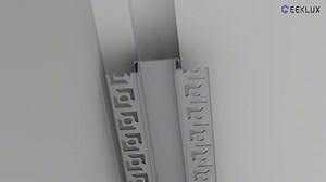 25 Sets LED Aluminium Profil für Trockenbau 2 m (Gesamt 50 m), Led Schiene mit Endkappen für led Streifen bis 20mm, Gipskarton Profil mit LED Diffusor - 2000 x 64,2 x 13,8 mm