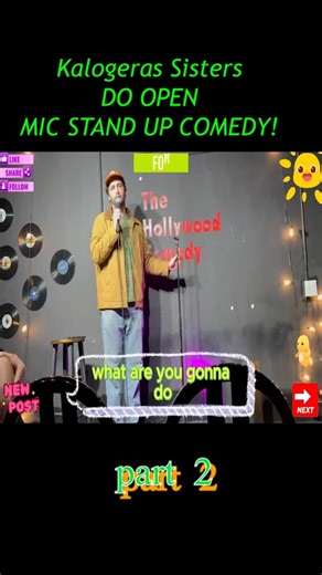 Kalogeras Sisters DO OPEN MIC STAND UP COMEDY! ~part 1 #kalogeras #kalo #kalogerassisters #kalogerasisters #fyp