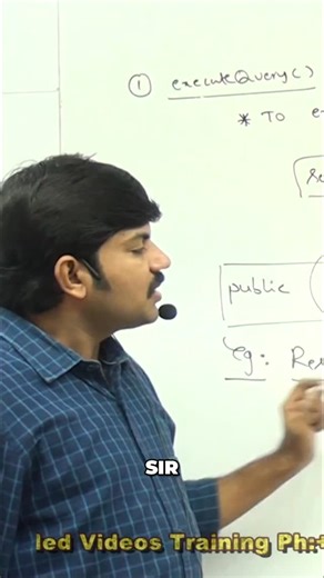 Durga Jobs on Instagram: "Execute Query Method: ResultSet rs = st.executeQuery("select * from movies"). Clear and simple. #ExecuteQuery #ResultSet #SQL #Database #Java #Programming"