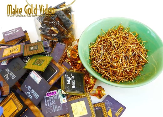 34K views · 783 reactions | CPU gold recovery Extract gold from old...