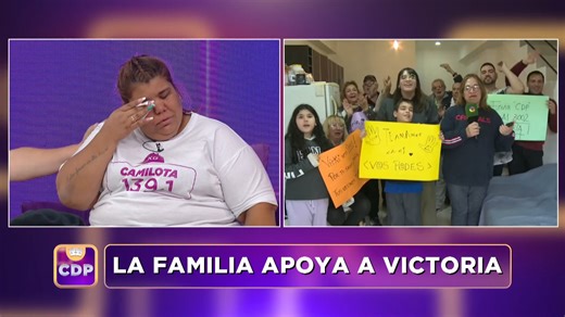 208K views · 2.3K reactions | Sorpresa: Victoria recibió el apoyo de su familia y retomó fuerzas para seguir en el programa. Camilota y Joni no pudieron evitar emocionarse con esta situación. #lovieneltrece #CDP | eltrece | Facebook