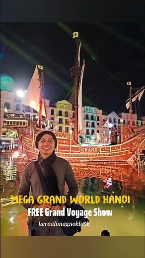 FREE Grand Voyage Show in Hanoi 🇻🇳 | Mega Grand World’s Must-See Attraction #fountainshow