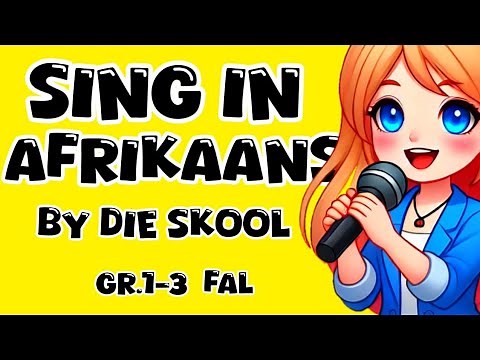 AFR. Song"By die skool" #gr1 #afrikaans #singalong #afrikaanseliedjies #singsaam #funsongsforkids