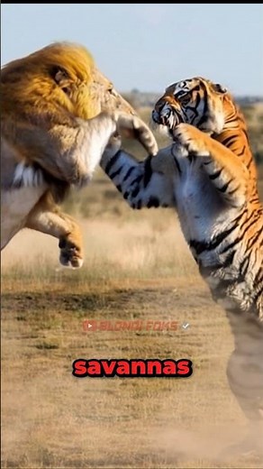 When Lion VS Tiger Meet in The Wild!