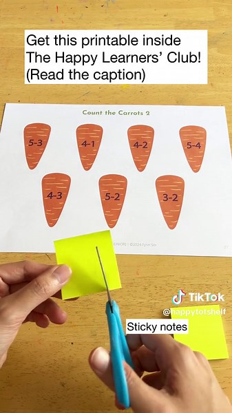 Fun Hands-On Carrot Subtraction Activities for Kids