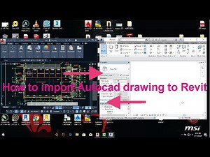 How to Import AutoCAD drawing into Revit