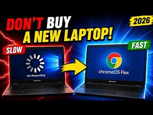How to Install ChromeOS Flex on Any Old Laptop 2026 | Revive Your Slow PC for FREE!