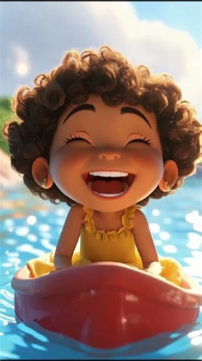 Row Row Row Your Boat | Cute Short Nursery Rhyme for Kids | Baby Learning Song