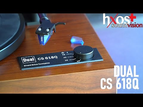 Dual CS 618Q Direct Drive Turntable with semi-automatic functions