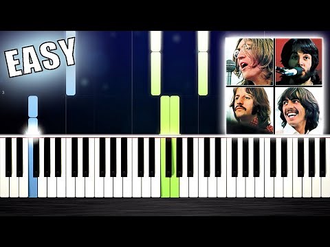 The Beatles - Let It Be - EASY Piano Tutorial by PlutaX
