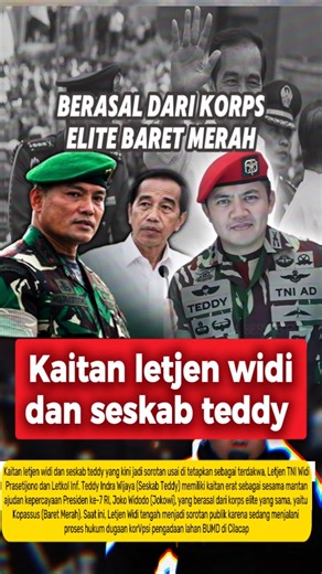 Kaitan letjen widi dan seskab teddy yang kini jadi sorotan #jenderal #TNI