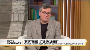 Tuberculosis is a curable disease, but more than one million people die from it each year. John Green is hoping to raise awareness for TB in his new nonfiction book, “Everything is Tuberculosis,” in which he connects the dots between cities, facial hair trends and even The Beatles to the disease: “Tuberculosis anywhere is a threat to people everywhere and so we need to be addressing this crisis like the crisis that it is.” | CBS Mornings
