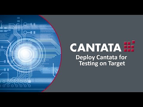 Cantata: Deploying for Testing on Target
