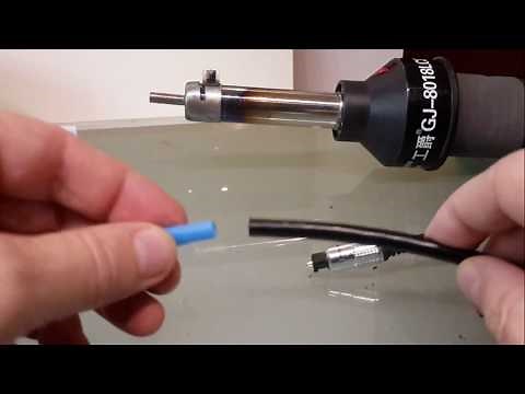 How to home Repair Fiber Optic Cable Toslink DIY in 1 minute