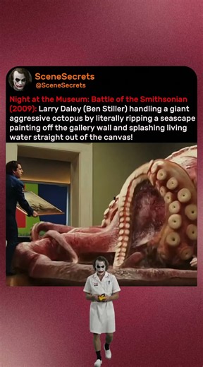 He Tamed A Giant Octopus With A Living Painting! 😱🐙 | Night at the Museum 2