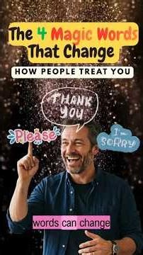 4 Magic Words That Make People Respect You Instantly #LearnEnglish #esl