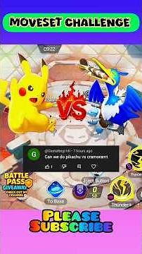 PIKACHU VS CRAMORANT 🔥 | MOVESET COMPARISION | POKEMON UNITE | #shorts #pokemonunite