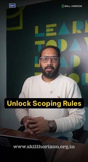 Salesforce Scoping Rules | Sanjay Gupta | Skill Horizon