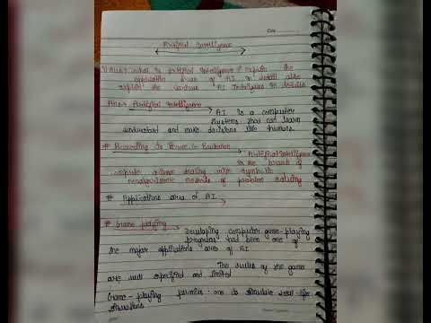 What is artificial intelligence and its application in details bca 6th semester