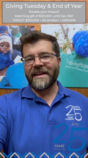 🎉 Celebrating 25 Years of Hope! 🎉 Today is Giving Tuesday, and we’re marking a milestone—25 years of bringing hope to communities in need. We couldn’t have done it without YOU! Your generosity has changed lives for a quarter of a century, and today you can make double the impact. Every dollar given is matched! ✅ $100 becomes $200 ✅ $500 becomes $1,000 Our goal: $20,000 in 24 hours to keep hope alive for over 100,000 people each year. Will you help us continue this legacy? 💙 Join the conversat