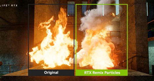 NVIDIA RTX Remix 1.2 Adds Advanced Path-Traced Particle System