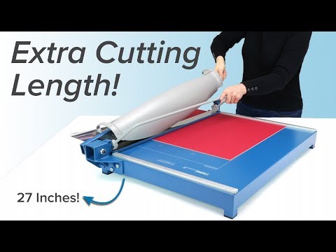 Ultra-Precise Cuts! High Quality, German Engineered Paper Cutter– Dahle 569 Premium Guillotine