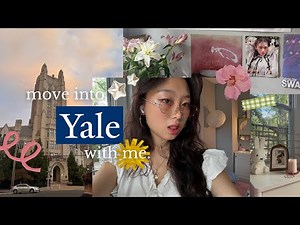 move into college w me @ yale 📘 | travel day, my dream room, deep clean & decorate