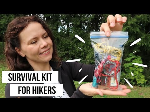 My minimal emergency survival kit for hiking and backpacking