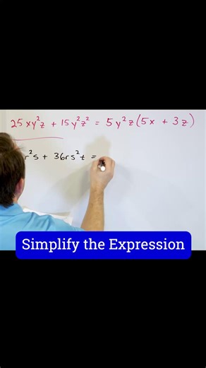 Jason Gibson on Instagram: "Learn Algebra, Calculus, Physics, Chemistry & Engineering at: MathAndScience.com Factor the GCF from a Polynomial with Confidence"