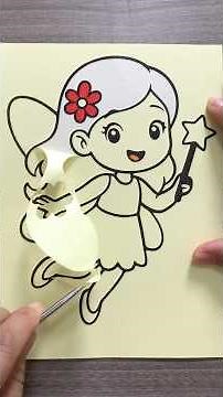 Little fairy sand painting - tô màu tranh cát nàng tiên nhỏ