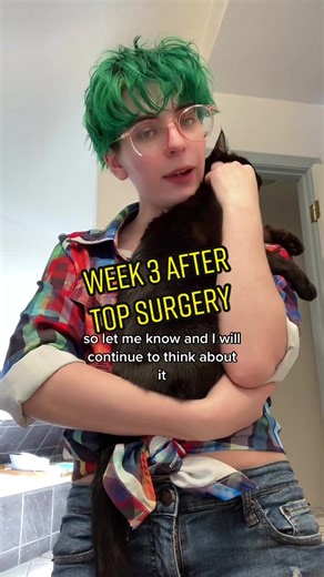 Top Surgery Recovery Vlog: Week 3 #topsurgery #topsurgeryftm #topsurgeryrecovery #topsurgerypostop #genderfluid #nonbinary #buttonholetopsurgery #doubleincision