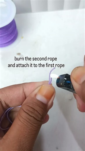 how to make a sliding knot easy #macramebracelet #beadedbracelet