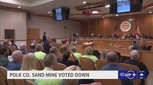 Polk County denies conditional use request for sand mine after pushback, concerns from residents
