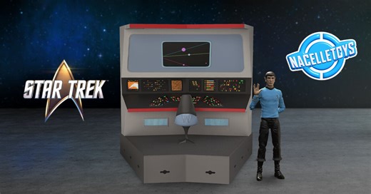 Nacelle Toys Announces STAR TREK Original Series Bridge Playset, Plus: Corrected Wave 1 Figures On the Way