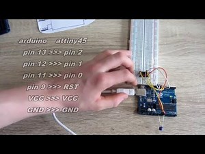 ATtiny45 mit dem Arduino programmieren [German/HD]