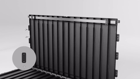 Mars Villa 180 Gallon Outdoor Storage Box Waterproof, Extra Large Resin Deck Box, Outside Storage Bin for Patio Furniture Cushions, Pool Supplies, Sports Gear, UV Resistant and Weatherproof, Black